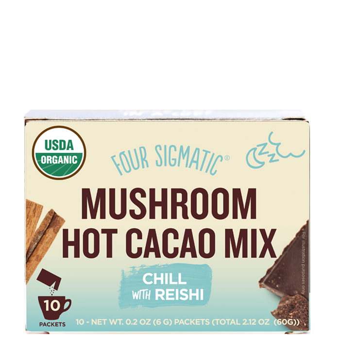 Mushroom Hot Cacao Mix with Reishi, 10 paket