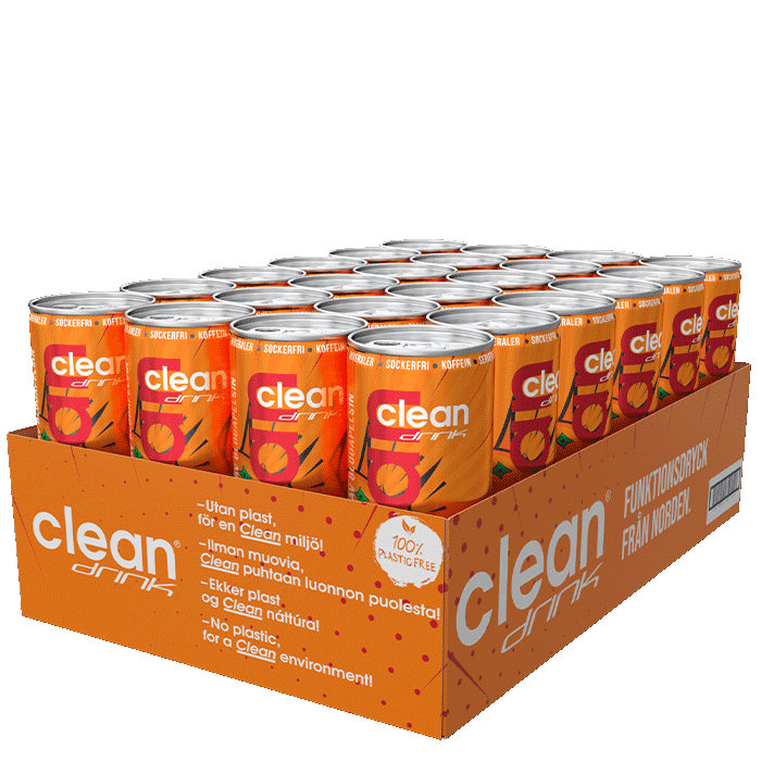 24 st Clean Drink Flak 330 ml