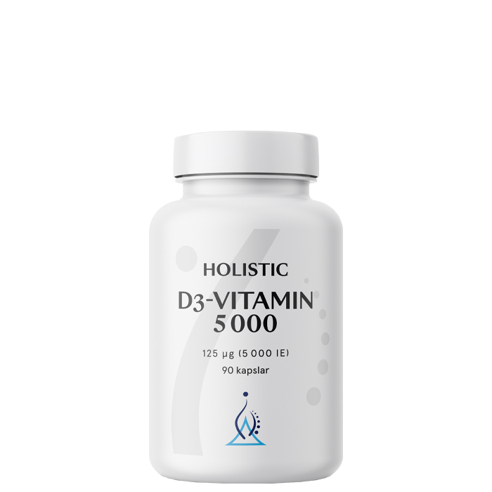 D3-vitamin 5000 IE 90 kapslar 