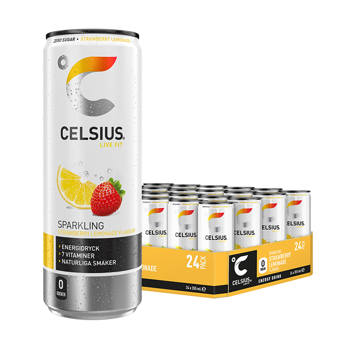 24 x Celsius, 355 ml 2 kr pant
