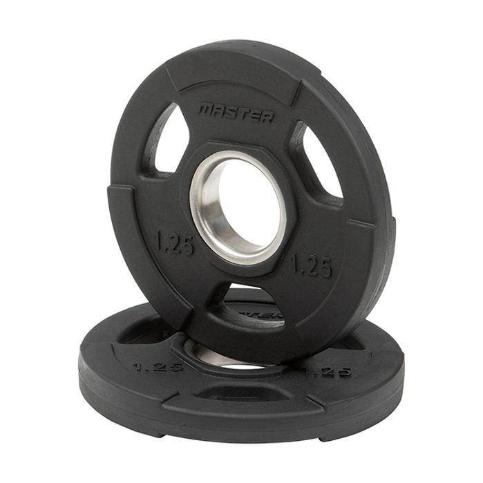 Gummiklädd Viktskiva 50 mm 1,25–20 kg