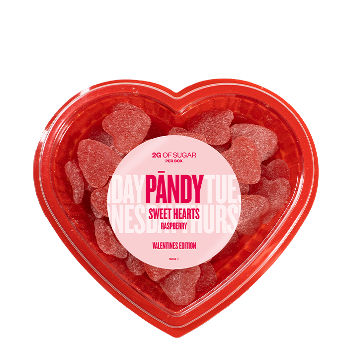 Pändy Candy Sweet Hearts Valentine's Edition, 150 g, Hallon