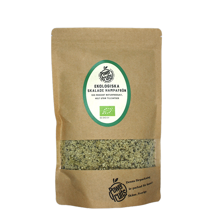 Ekologiska Skalade Hampafrön 500 g