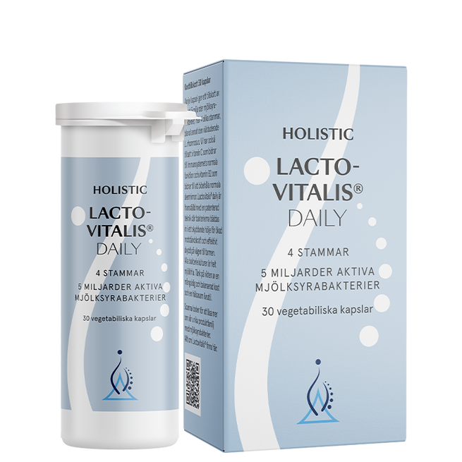 Lactovitalis® Daily Mjölksyrabakterier 30 vegetabiliska kapslar