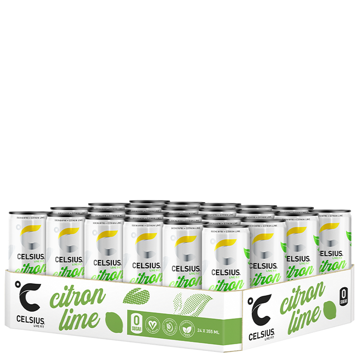 24 x Celsius, 355 ml, Citron Lime