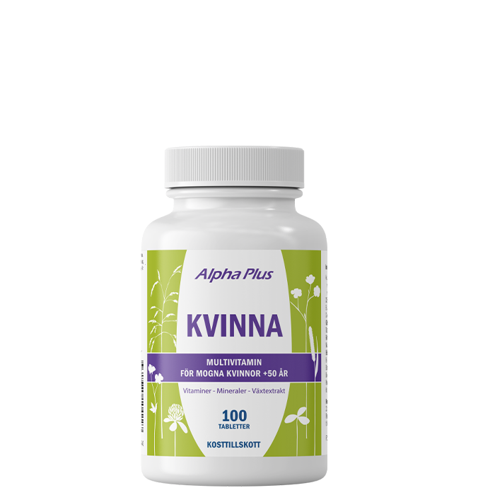 Vitaminer & mineraler Kvinna 100 tabletter