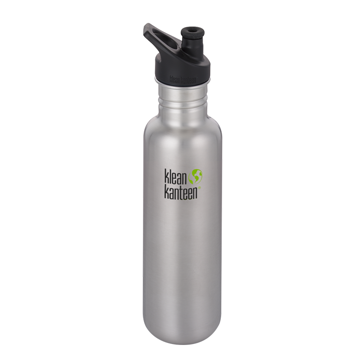 Bild av Classic w/Sport cap Brushed stainless, 800 ml