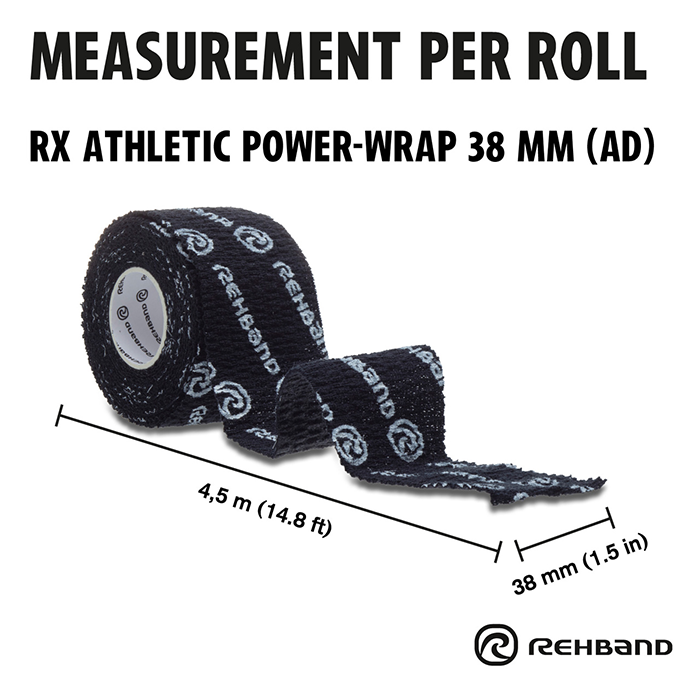 RX Athletic Power Wrap Sporttejp 38mm x 4,5m