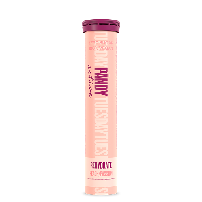 Pändy Rehydrate Effervescent, 20 tablets, Passion/Peach