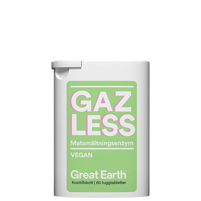 Bild av Gazless, 60 tuggtabletter
