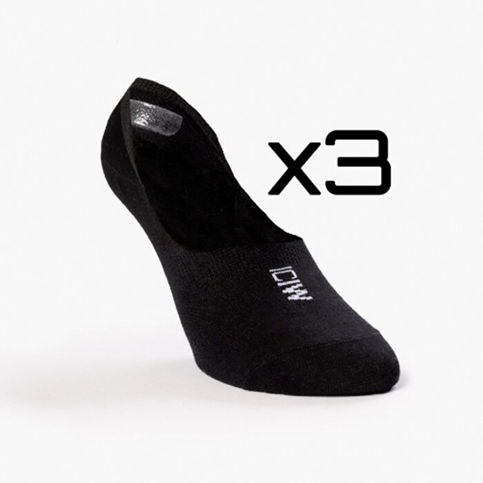 Bild av Invisible Unisex Socks 3-pack, Black