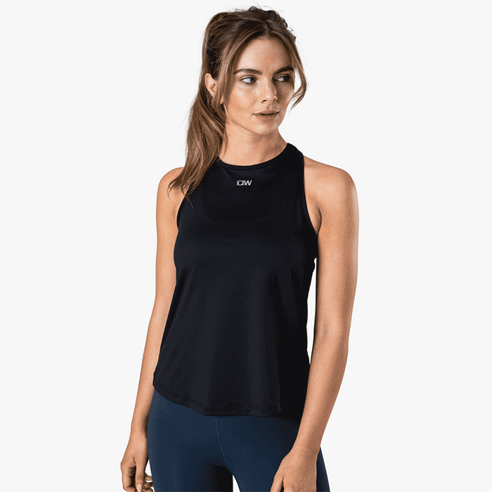 Bild av High Neck Tank Top, Black
