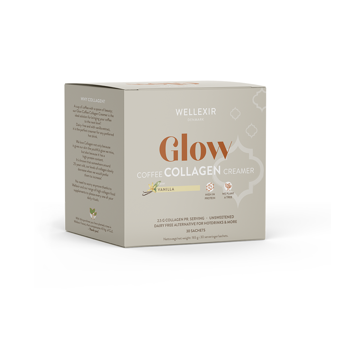 Glow Coffee Kollagen Creamer Vanilj 30 st