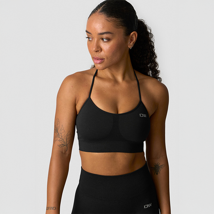 Shape Strappy Sport-Bh Svart