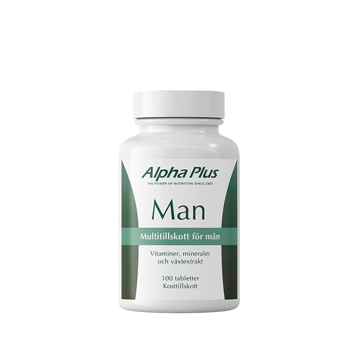 Vitaminer & mineraler Man 100 tabletter