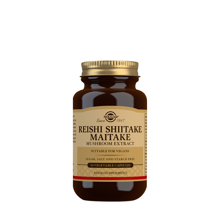 Bild av Reichi, Shiitake, Maitake muschroom extract, 50 kapslar