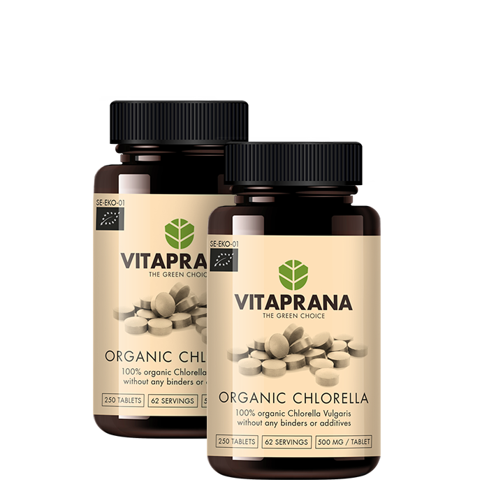 Bild av Organic Chlorella, 250 tabs x 2