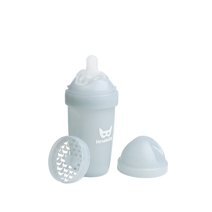 Nappflaska 240 ml Grå