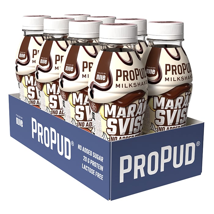 8 x ProPud Protein Milkshake, 330 ml Cookies and Cream