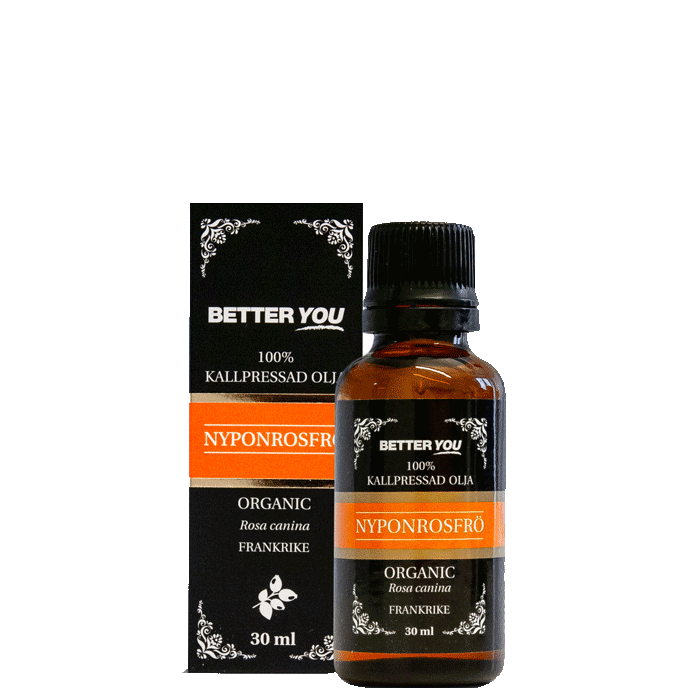 Kallpressad Nyponrosfröolja 30 ml