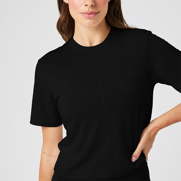 Studio Soft Cropped T-shirt Svart