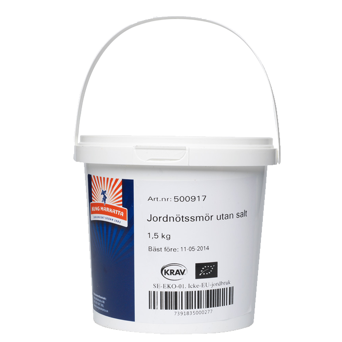 Bild av Jordnötssmör osaltat, 1,5 kg
