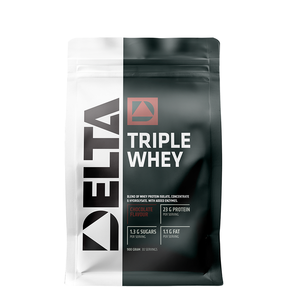 Triple Whey Vassleprotein 900 g - Delta Nutrition