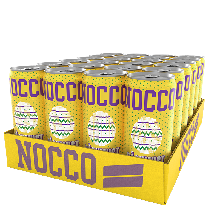 Flak 24 x NOCCO BCAA 330 ml P&aring;skmust Limited Edition
