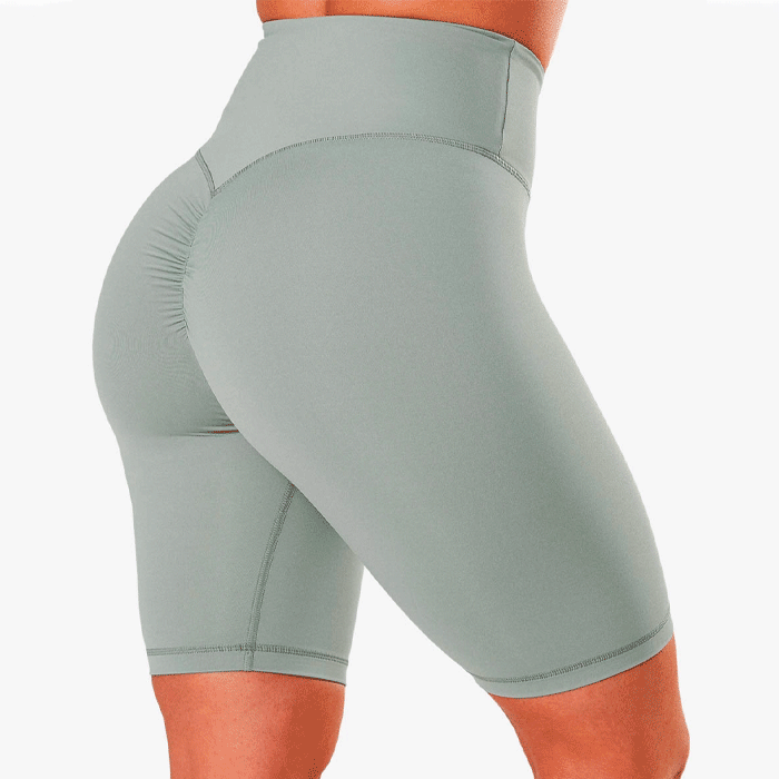 Bild av Scrunch V-Shape Biker Shorts, Silver Mist