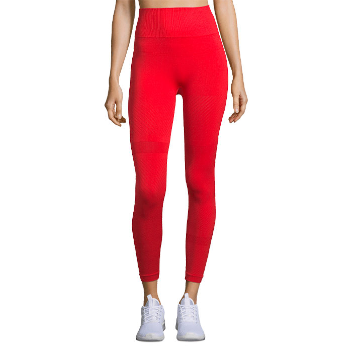 Bild av Seamless Blocked Tights, Impact Red
