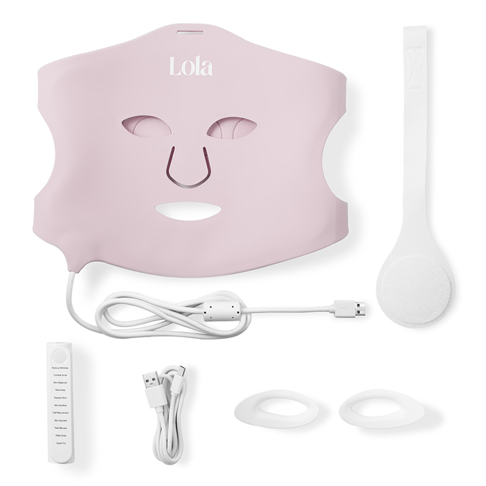 Lola Glow Led Mask Pink