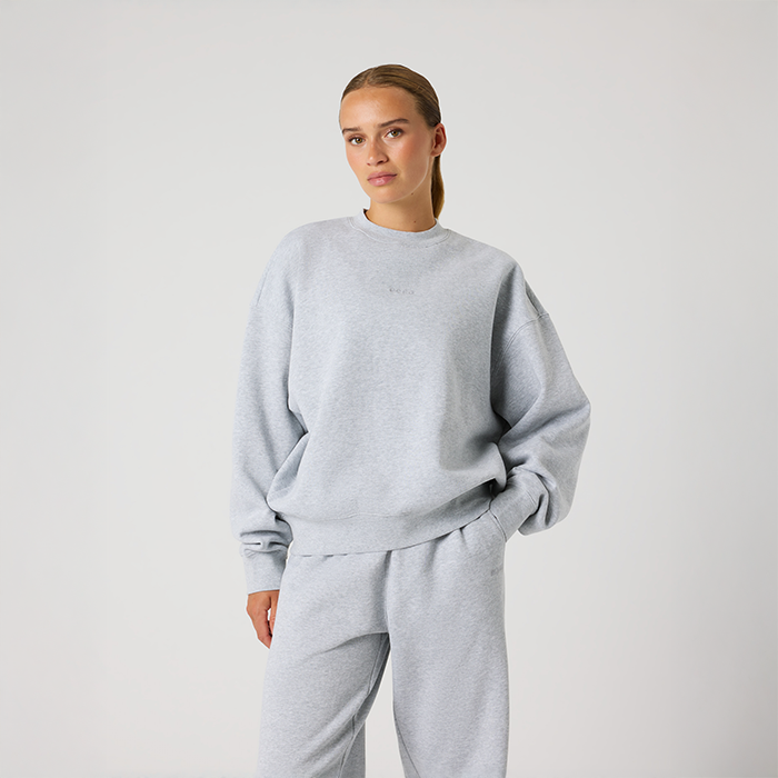 Studio Oversized Sweatshirt Ljusgr&aring;