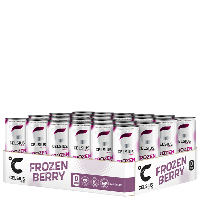 24 x Celsius Energidryck 355 ml Frozen Berry