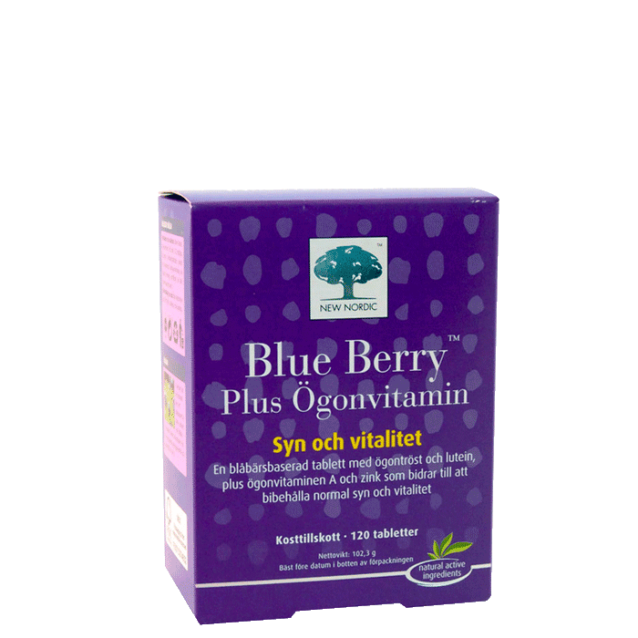 Blue Berry Plus Ögonvitamin, 120 st