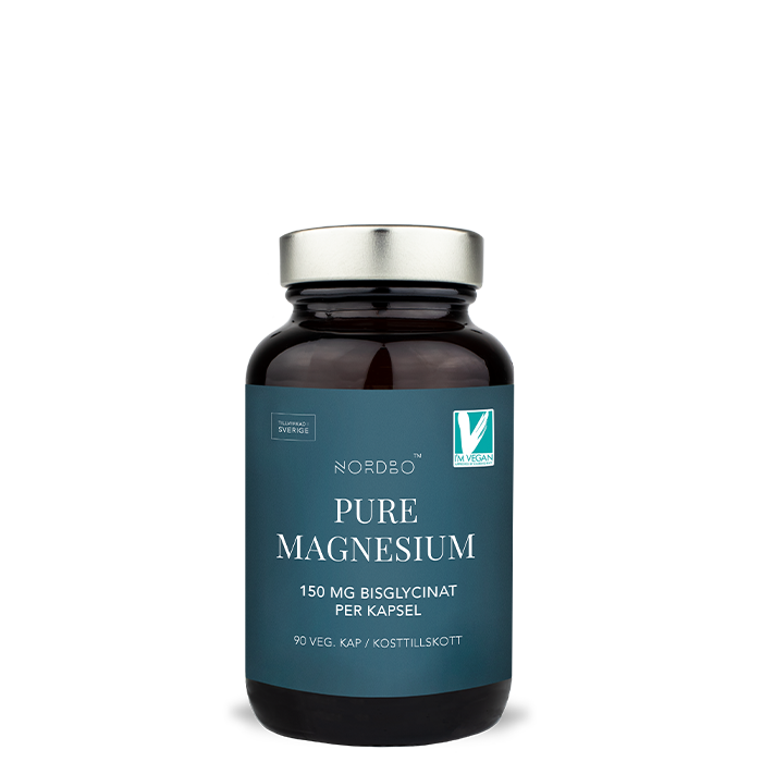 Pure Magnesium 100% Bisglycinat 90 kapslar