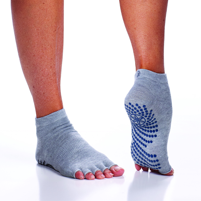 T&aring;fria Halkfria Strumpor Indigo Svart 2-pack