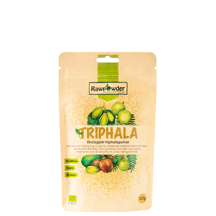 Bild av Triphala, Ekologiskt Triphala pulver, 125 g