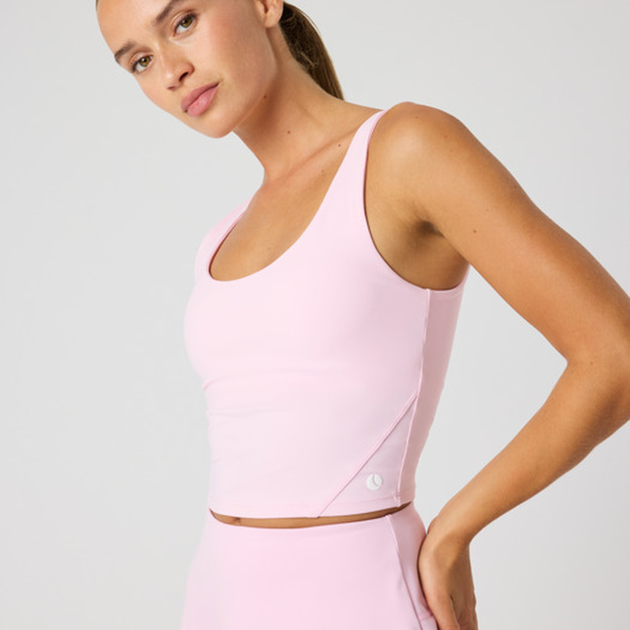 Ace 2‑i‑1 Croppat Tr&auml;ningslinne Rosa