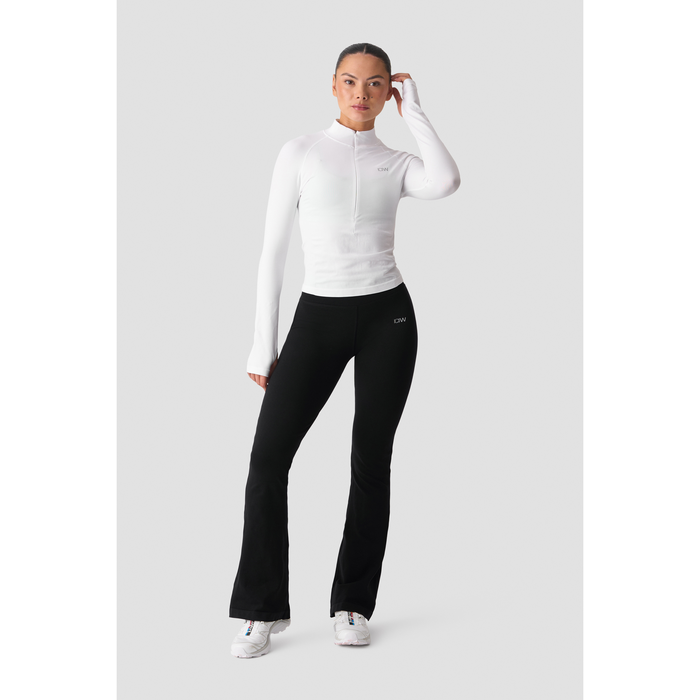 Smooth Seamless Utsvängda Tights Svart