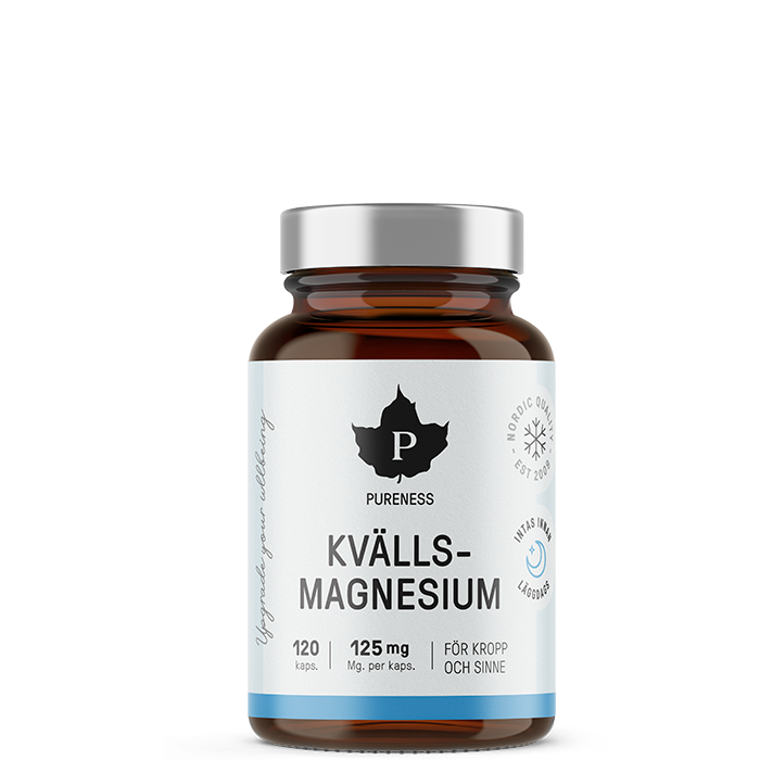 Pureness Kvällmagnesium, 120 kapslar